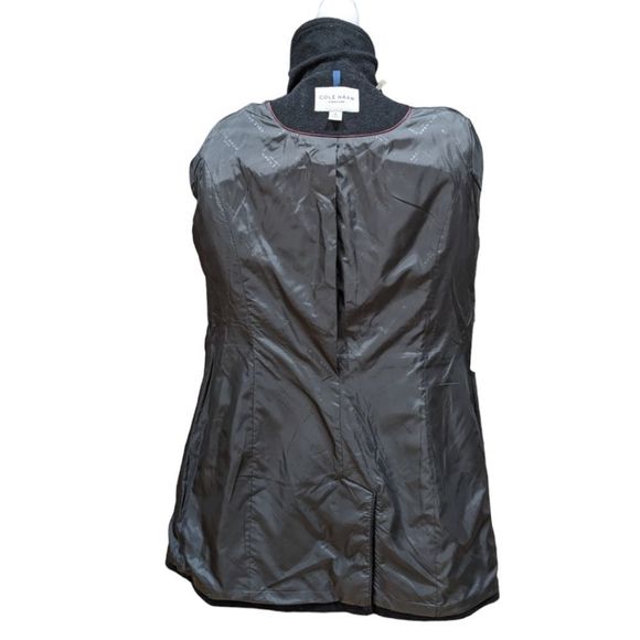 NWT Cole Haan Signature Women's Black Wool Blend Coat Size 4 - Picture 8 of 10